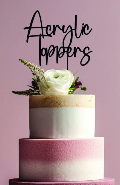 Cake Topper (Single Layer)